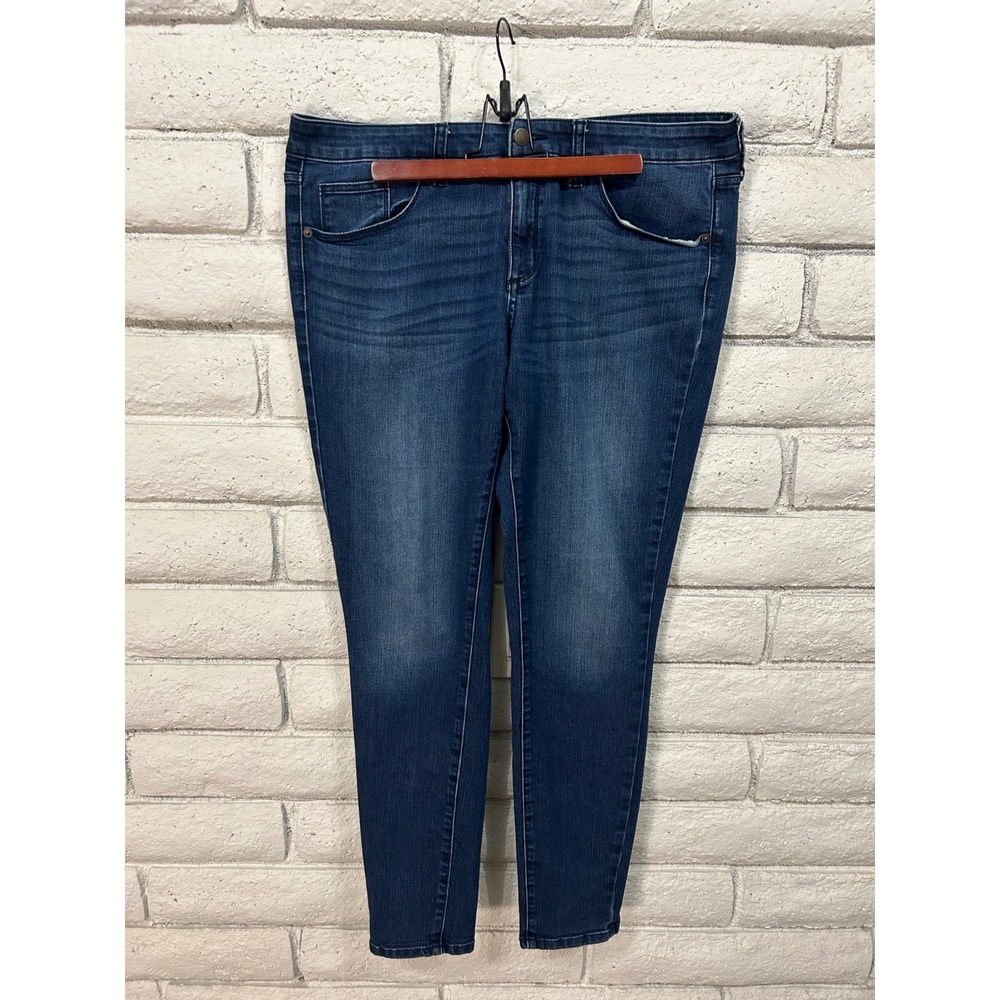 Universal Thread Womens High-Rise Skinny Jeans Dark Wash Size 14/32R Stretch